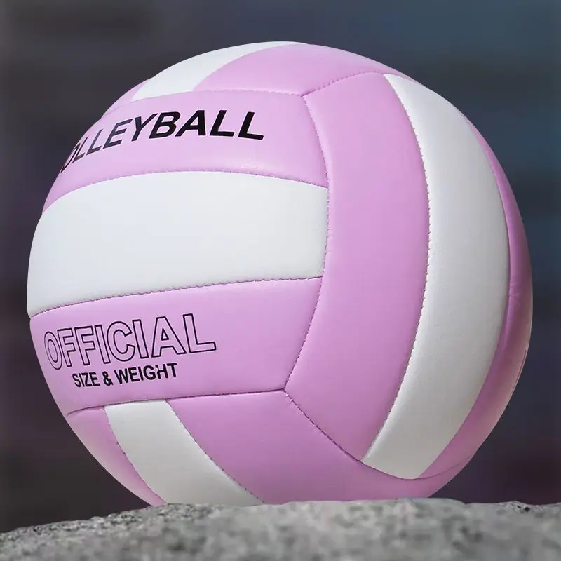 Størrelse 5 volleyball pvc slitesterk eksplosjonssikker treningsspillball høy hoppende maskin søm strandvolleyball