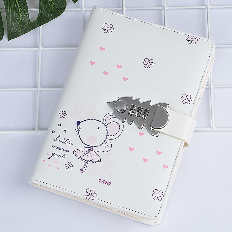 A5 Pu Lederen Planner Notebooks En Tijdschriften Wachtwoord Agenda Office Bussiness Dagboek Met Slot Notebooks Schoolbenodigdheden: B