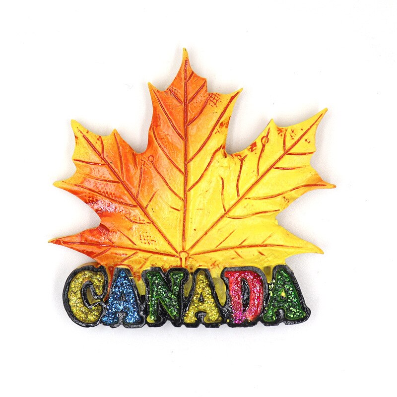 Kanada Souvenir Harz Kühlschrank 3d Souvenir Handwerk Magnet für Kühlschrank Dekor
