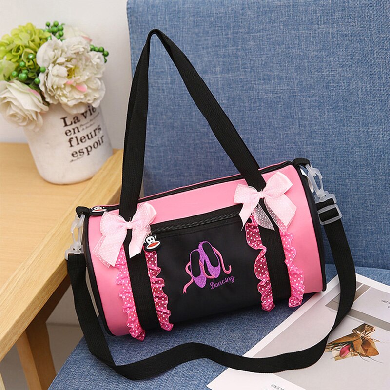 Girl Ballet Dance Bag for Girls Ballet Tutu Bags Ballerina Shoulder Bag for Kids Princess Dancing Children Dancer Bags: Pink
