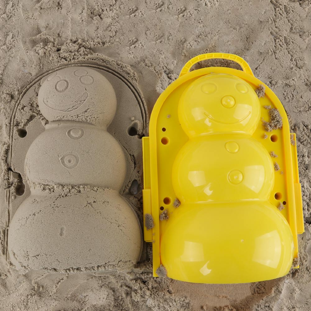 Beach Sand Game 3D Cartoon Mold Beach Snow Sand Model Children's Model Toys Children Outdoor Beach Playset