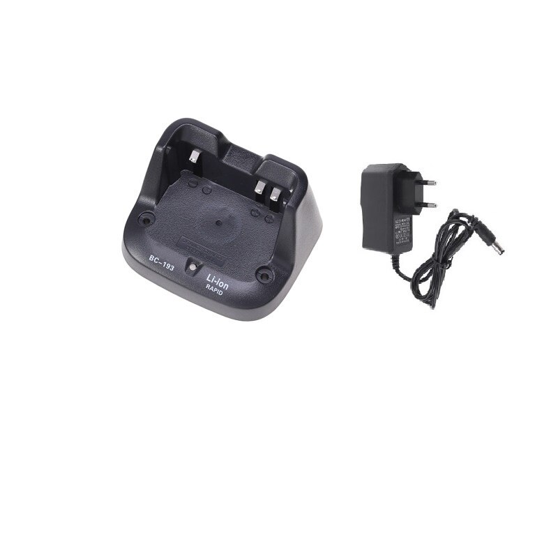 Cargador rápido de batería de iones de litio para ICOM BC-193, BP263, Radio BP-265, V80E, T70A, T70E, F4002, F3001, F3003, walkie Talkie: EU plug