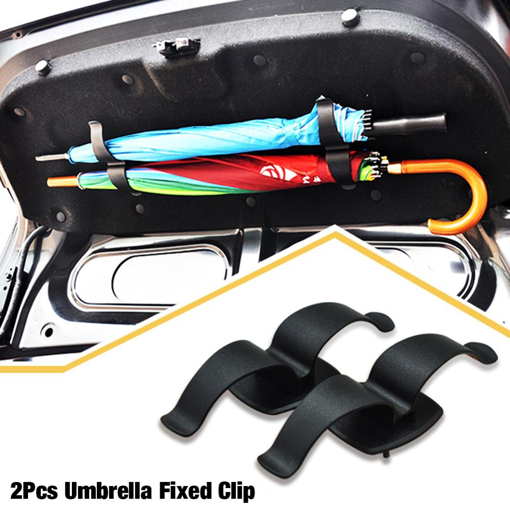 2 Stks/partij Universele Kofferbak Montagebeugel Paraplubak Gesloten Met Schroef Paraplu Vaste Clip Auto-onderdelen