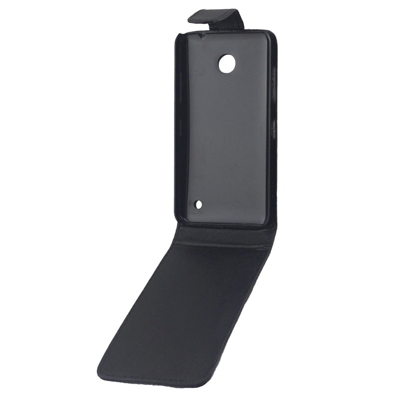 Vertical Flip Leather Case for Nokia Lumia 630 Upright Cover Shell Fundas Mobile Phone Holster