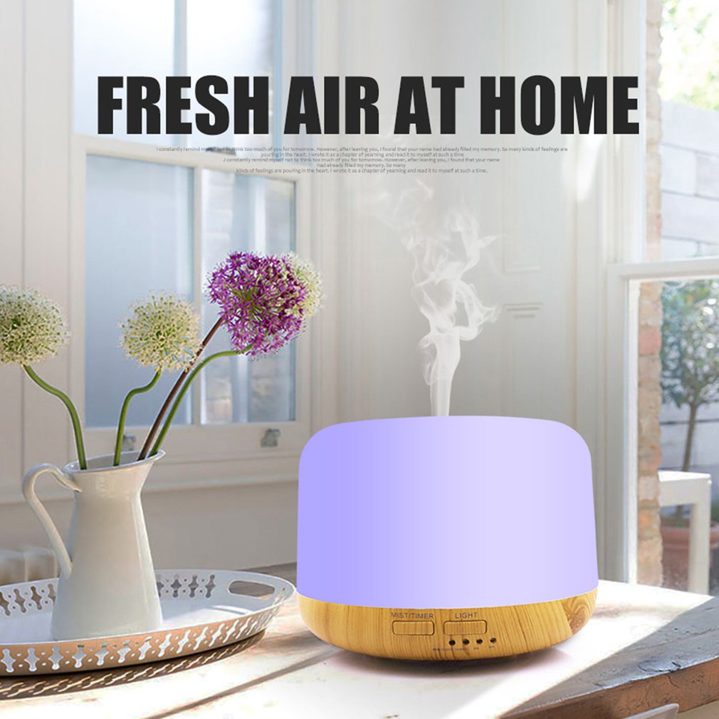 300ml Essential Oil Diffuser Ultrasonic Humidifier Aromatherapy Diffuser 7 Colors LED Lights Timer Night Light For Home