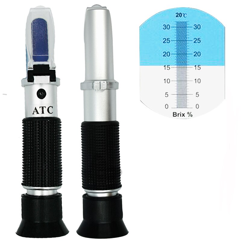 Brix – réfractomètre optique pour mesurer le niveau de sucre, 0-32%, pour Instrument de mesure du sucre, avec boîte de au détail, 32% de réduction