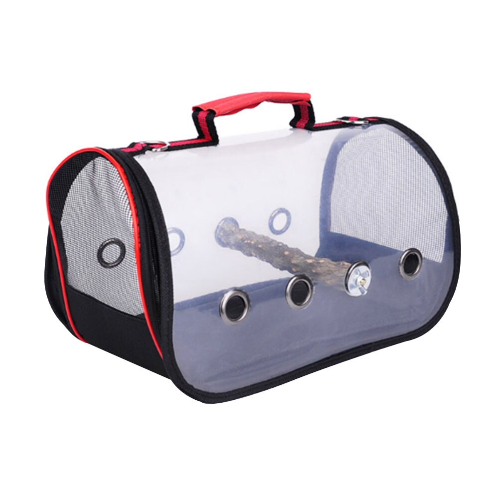 Multifunctionele Papegaaienkooi Vogel Carrier Dierbenodigdheden Dubbele Rits Transparant Wandelen Draagbare Reizen Installeren Handtas