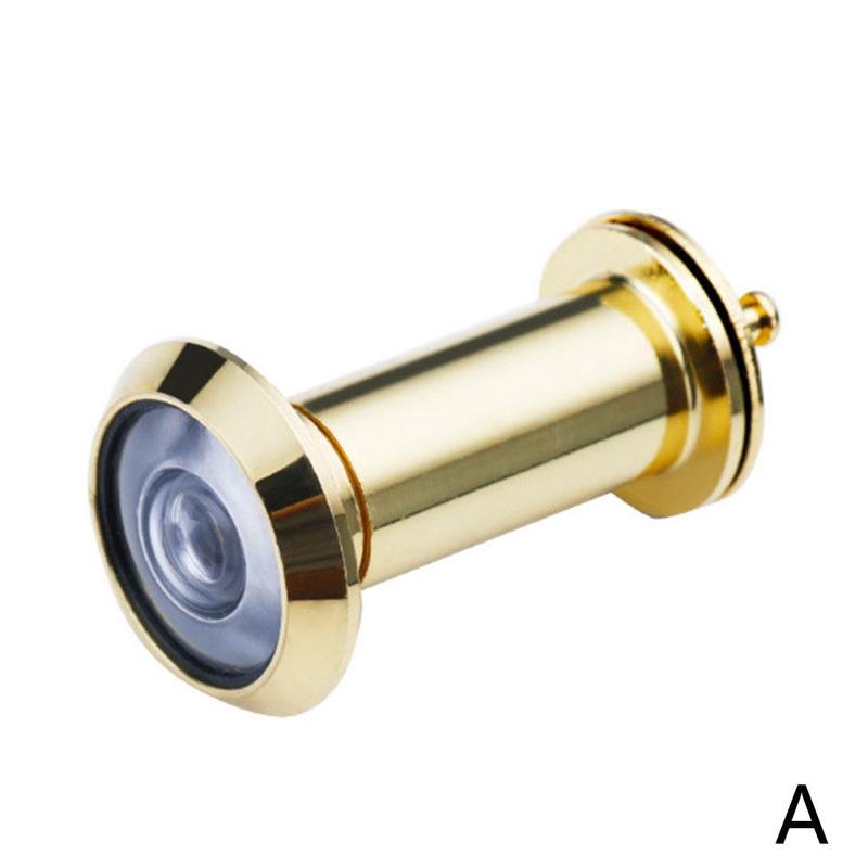 Door Eye Hole 200 Degree Wide Angle Door Viewer Hidden Door Security Glass Lens Peephole Viewers Adjustable V7V9