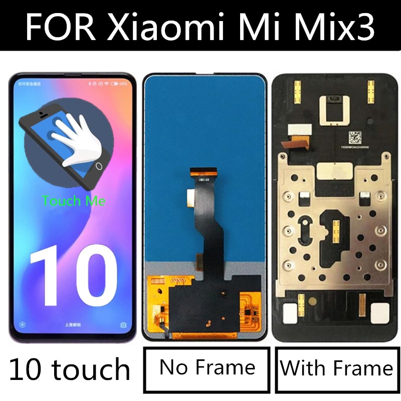 6.39 "Tft Voor Xiaomi Mi MIX3 Lcd-scherm + Touch Screen Digitizer Vervanging Accessoires Voor Xiaomi Mix 3 Mi mix 3 Lcd