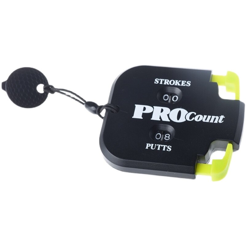 1Pc Plastic Portable Mini Handy Golf Shot Count Stroke Putt Score Counter Two Digits Scoring Keeper Keychain Golf Training Aids