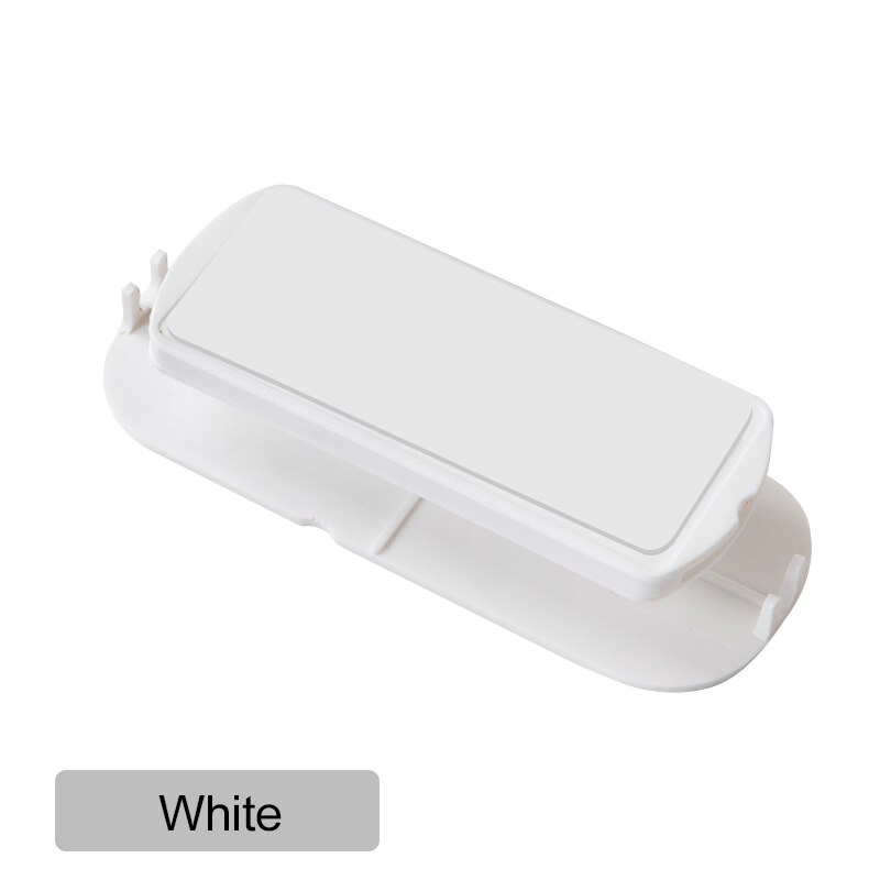 1PCS Hanging socket manager bracket free punching to save space self-adhesive plug holder router sticker router sticker TSLM1