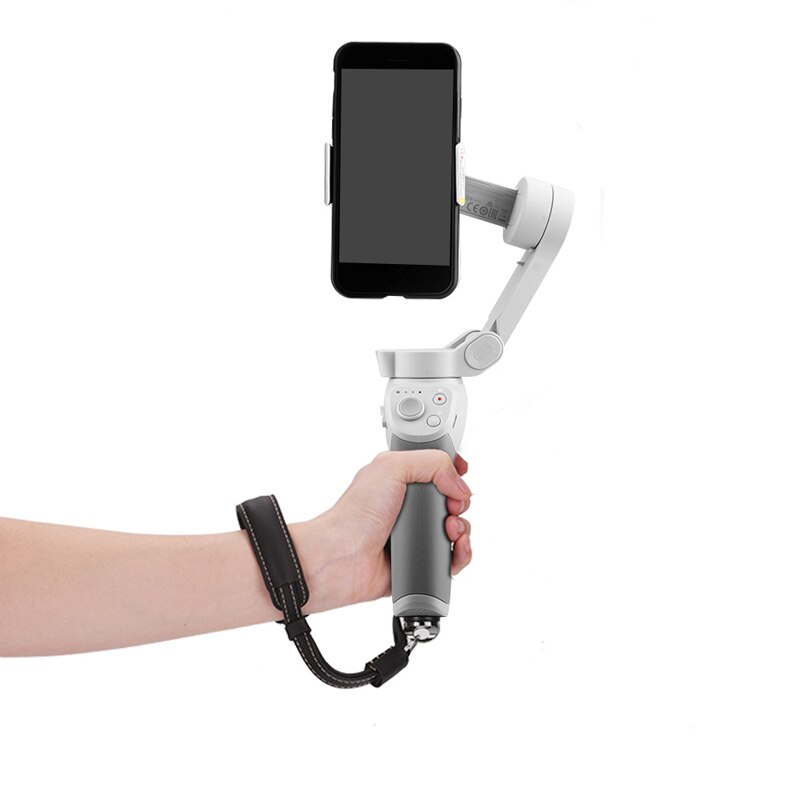 Dragonne en PU avec vis de 1/4 pouces, pour DJI OM 4 OSMO Mobile 2 3 stabilisateur de cardan portable, accessoires