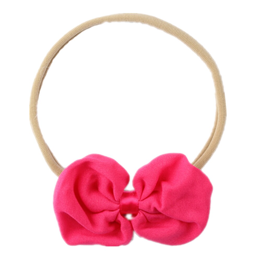 Schattige kinderhoofdband voor meisjes, mooie strikken voor haar, strikken voor haar, accessoires voor meisjes, babyhoofdbanden: Rozenrood