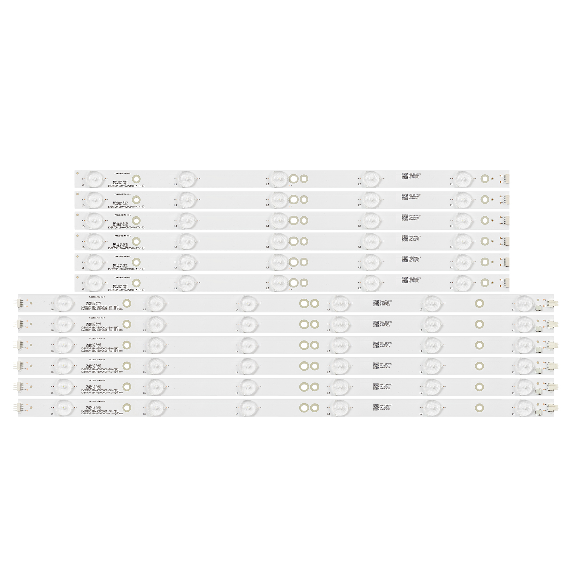 Led-hintergrundbeleuchtungsleiste mit 5+6 lampen für haier  le46 g 3000 le46 a 31s 46 tv lbm 460 p 0601- at -1 lbm 460 p 0501- au -1 tpt 460 h 1-wu2200 46 pfl 3218k