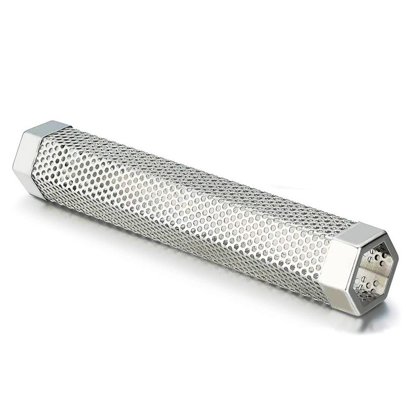 G.a HOMEFAVOR – boîte de fumeur en bois pour Grill, trou en acier inoxydable, générateur de fumée froide, boîte personnalisée pour BBQ: Kt101