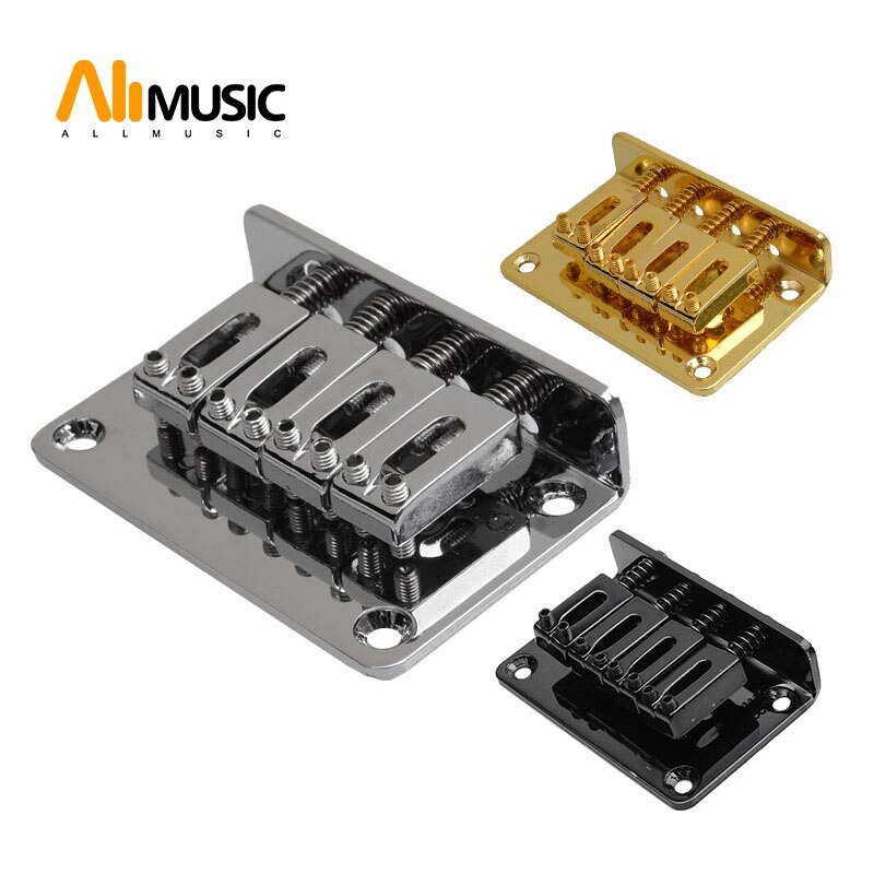 4 String Box Fixed Guitar Bridge Strings through b... – Vicedeal