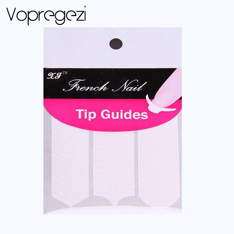 Vopregezi Nail Art Sticker DIY Gidsen Stickers Nail Stencil Tips Manicure Nail Art Decoraties Makeup Tools Accessoires