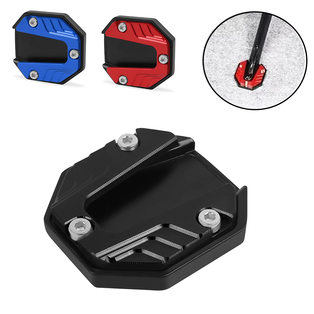 Universele Scooter Motorfiets Accessoires Extender Voet Zijstandaard Vergroter Basis Steunplaat Kickstand Vergroten Verlengstuk Pad