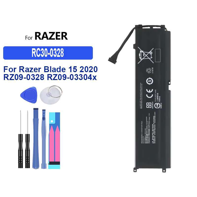 Batería para Razer Blade 15 Base Stealth 15,6 ' RTX 2070 i7 8750H 13 GTX 1650 Max-Q RZ09-03006 RZ09-0330x: Verde