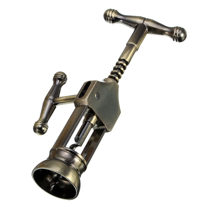 Red Wine Bottle Opener Antique Bronze Durable Champagne Opener Wine Bottle Remover Corkscrew Cork Puller For Restaurant Opener