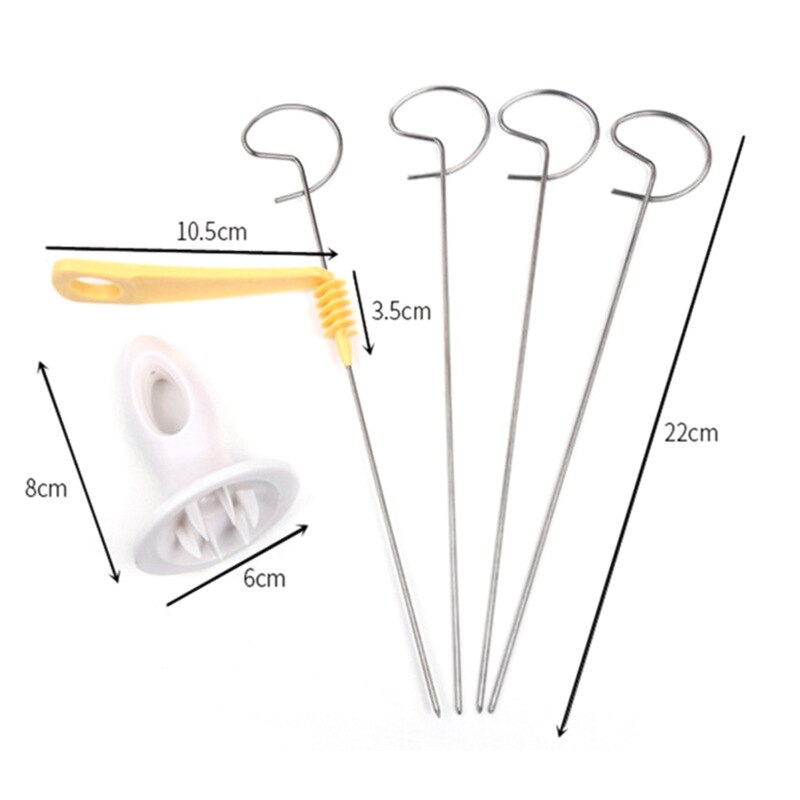 Stainless Steel Tornado Potato Spiral Slicer Handheld Vegetable Spiralizer Spiral Potato Cutter Kitchen Gadgets