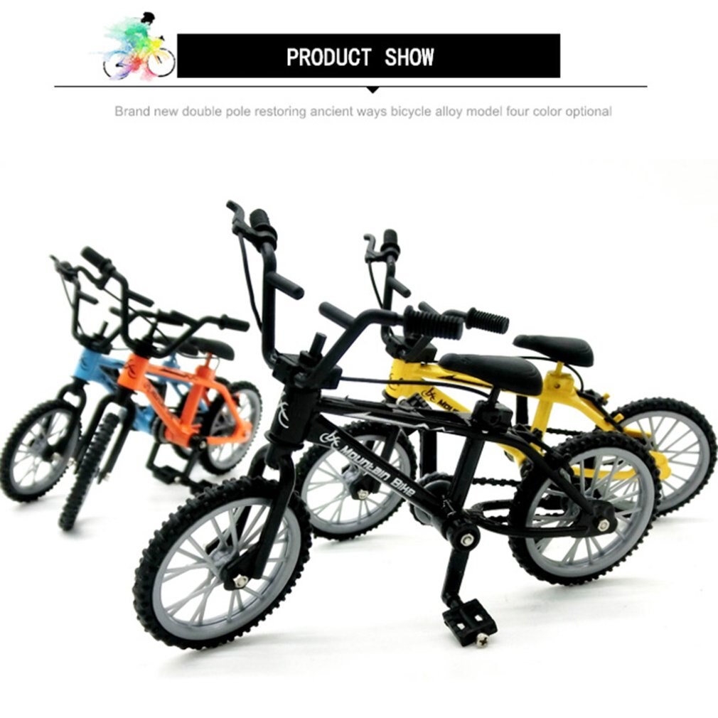 1 pz mini-dito-bmx Set ventilatori bici giocattolo lega dito bmx funzionale bambini bicicletta dito bici eccellente qualità BMX giocattoli regalo