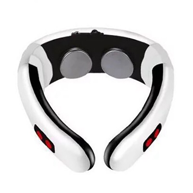 6 Modes Power Electric Neck Massager Control Far Infrared Heating Pain Relief Tool Health Care Neck Protector: Default Title