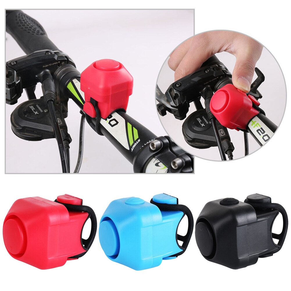 130db slitstark cykelklocka varningssäkerhetscykelhandtag metallringklocka mini elektrisk hornhandtag larmcykeltillbehör