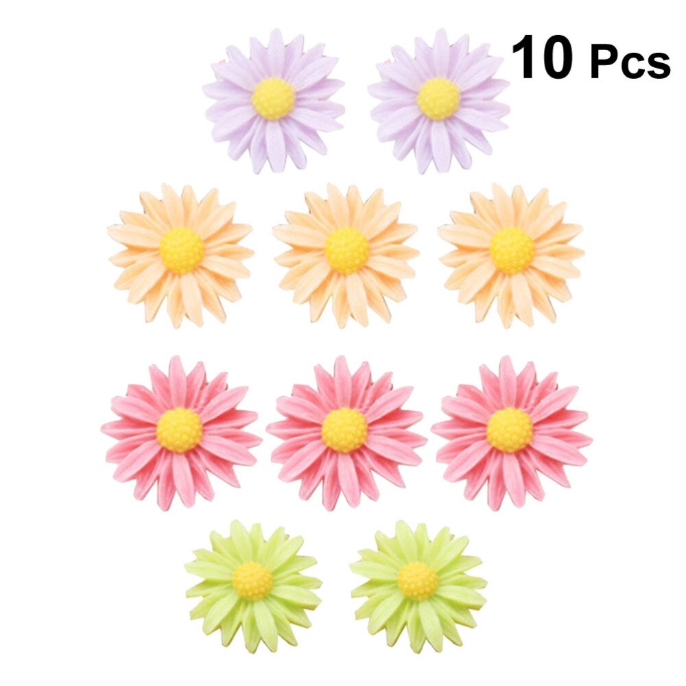 10 pièces fleur punaises décoration créative punaise punaise maison fournitures scolaires pour liège conseil carte Photos calendrier: Default Title