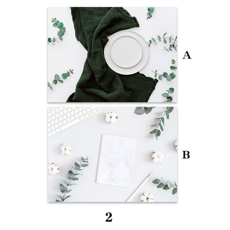 Arrière-plan de photographie Double face 57x42cm, toile de fond de table, accessoires de produits cosmétiques, séance Photo pour bijoux alimentaires: Bleu Royal