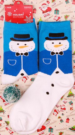 2020 novos Chegada das Mulheres Meias Curtas Bonito Elk e Papai Noel Socks Meias de Algodão Crew Socks Para As Mulheres Natal meias: 008