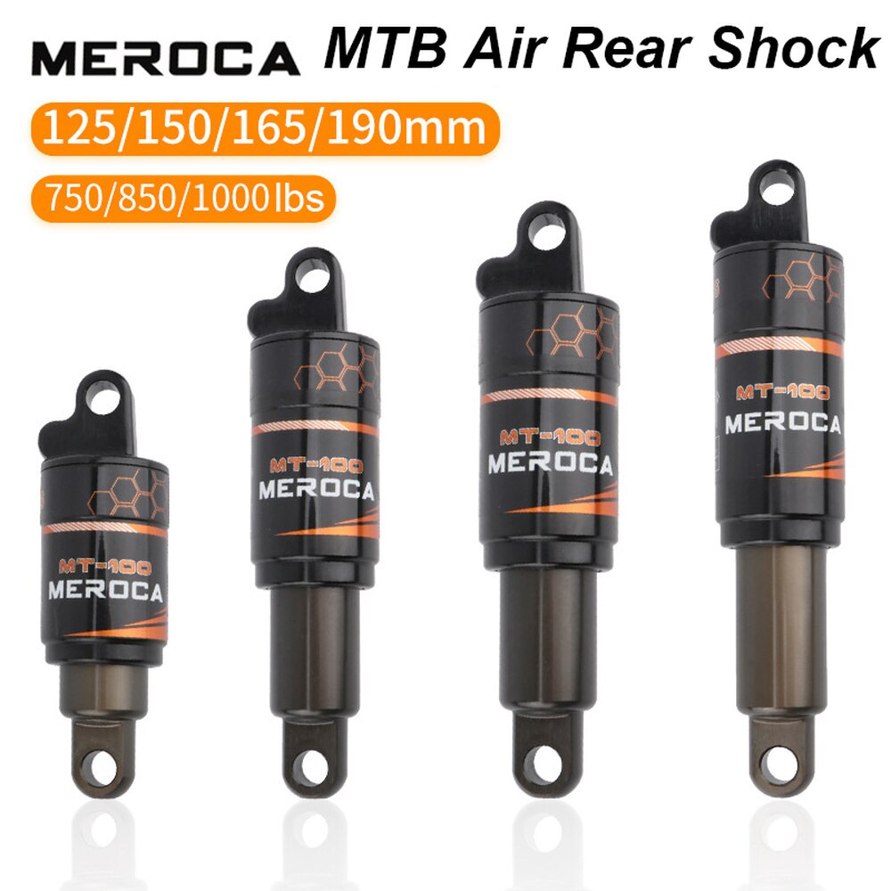 1Pcs Bicycle Air Rear Shock MTB Hydraulic Spring Shock Absorber Electric Vehicle Snowmobile Mountain Downhill Bike Absorber