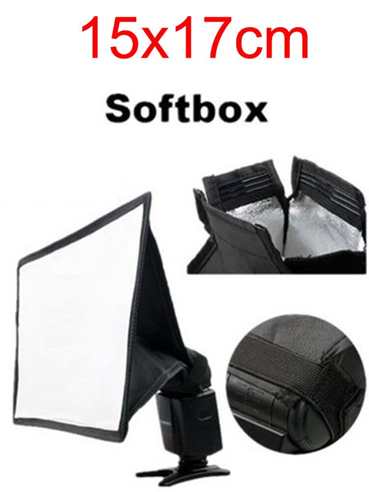 15cm x 17cm 20cm x 30cm flash externo softbox mini difusores 15x17 20x30: 15cmx17cm