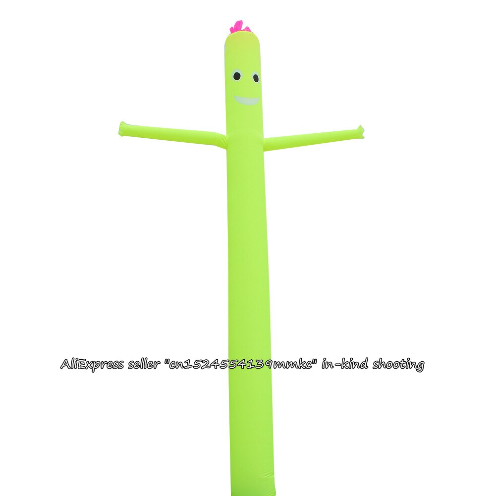 NUOVO 20ft 6 M Air Dancer Sky Dancer Tubo Gonfiabile Cielo Burattino Tubo Uomo Burattino Vento di Halloween Gonfiabile (No ventilatore): Fluorescent Green