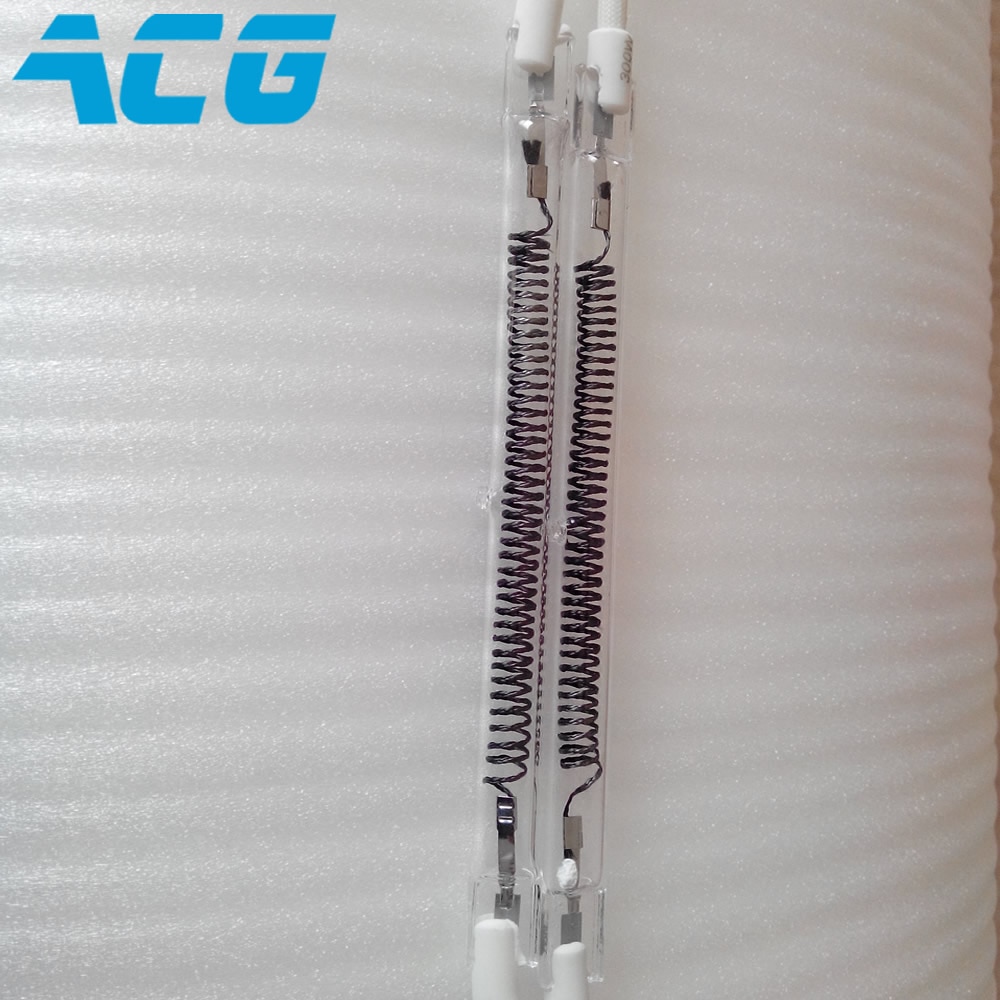 2 PCS carbon fiber heating pipe tube far infrared quartz 220V 300W-1000W