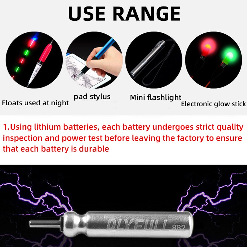 CR425 CR435 CR322 Batteries Fishing Float Electric Floats Battery 3V Night Light Lithium Pin Cells LED Fishing Float Luminous
