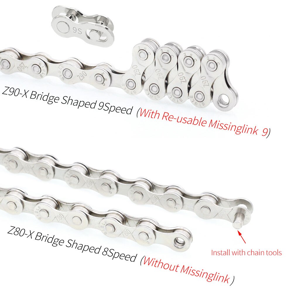 Bicycle Chain 8 9 10 11 Speed Buckle Single Speed MTB Chain Mountain Bike Road Chain Bike Parts eslabon rapido cadena 11v