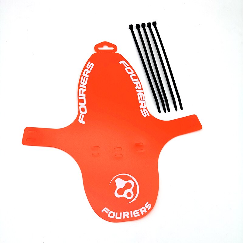 Fouriers ac -mg001 fiets voorspatbord mountainbike spatbord kunststof modder onderdelen: Voorspatbord oranje