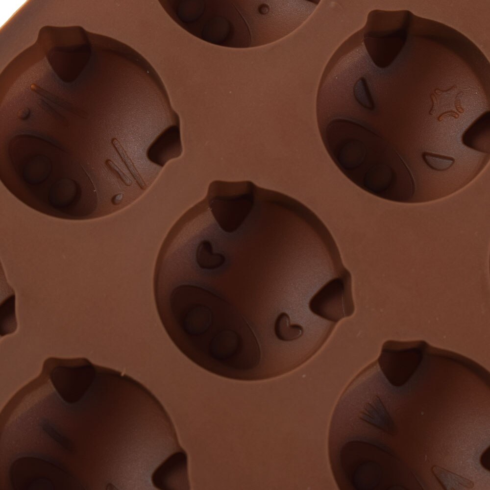 15 gaten grappige varkenvormige siliconen zeep snoep fondant chocolade keuken mal siliconen chocolade koekjes taart diy accessoires