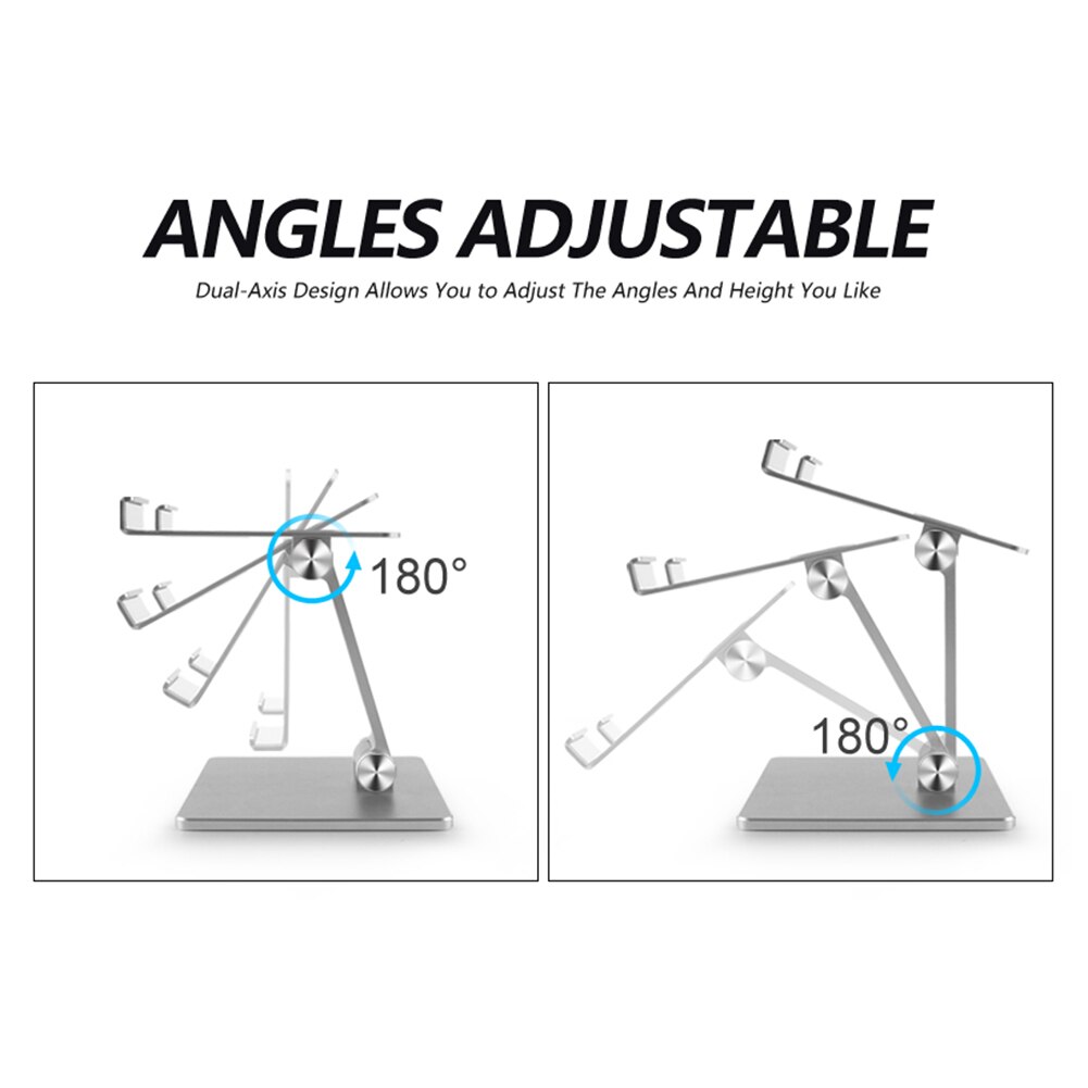 Tablet Stand Desktop Adjustable Stand Foldable Holder Dock Cradle For iPad Pro 12.9 11 10.2 Air Mini Mobile Phone Holder Bracket