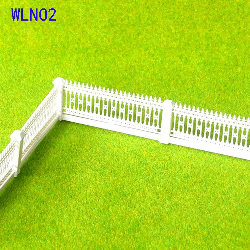 2pcs 1:100 100cm ABS courtyard fence garden fence DIY sand table building model material diy toy parts baby toys for children: WLNO2