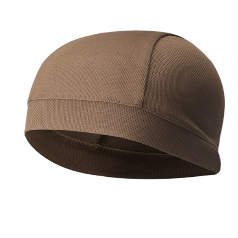 Herrmössa elastisk cykel snabbtorkande resårhatt som andas utomhus ridning sportutrustning ridhatt: Sandfärg