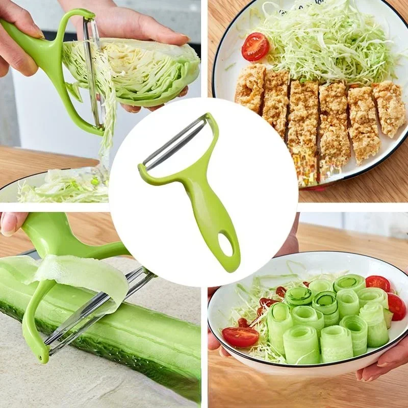 Kookgerei Dunschiller met brede opening Groenten Fruit Koolraspen Salade Aardappelsnijder Huis Keukenaccessoires