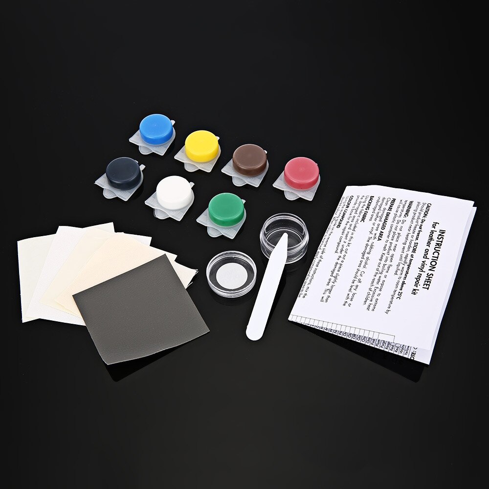 Moonbiffy Auto Car Seat Sofa Crack Rip Geen Warmte Vloeibare Leder Vinyl Reparatie Kit