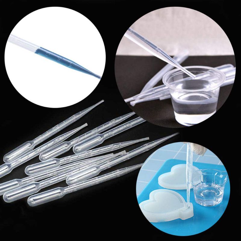 DIY Crystal Epoxy Dispensing Mixing Stirrer Dropper Measuring Cup Crafts Making