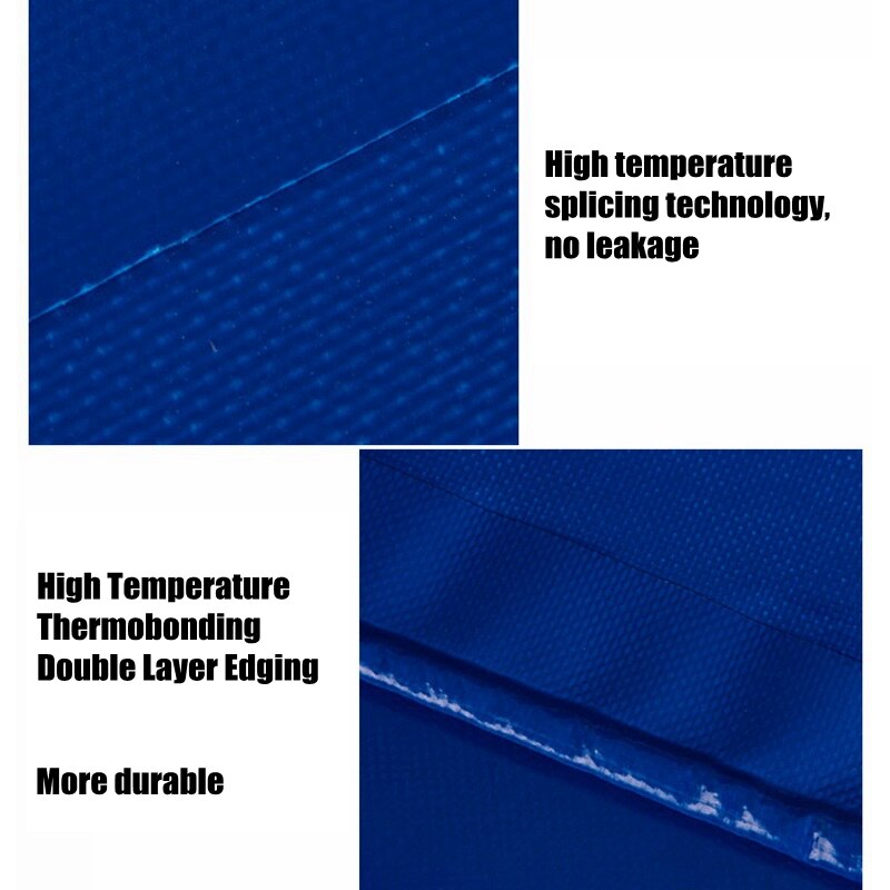 0.5mm 550g/m2 PVC enduit bannière bâche imperméable à la pluie tissu toile cirée imperméable camion auvent ombrage voile chien maison hangar couverture