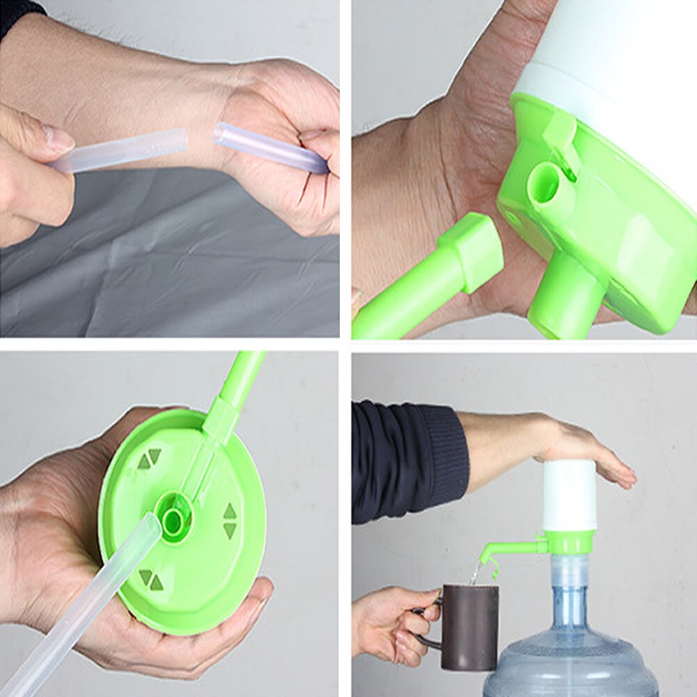 Water Hand Druk Pomp Water Dispenser Home Office Gebotteld Drinkwater Fit 1Pc Ondersteuning