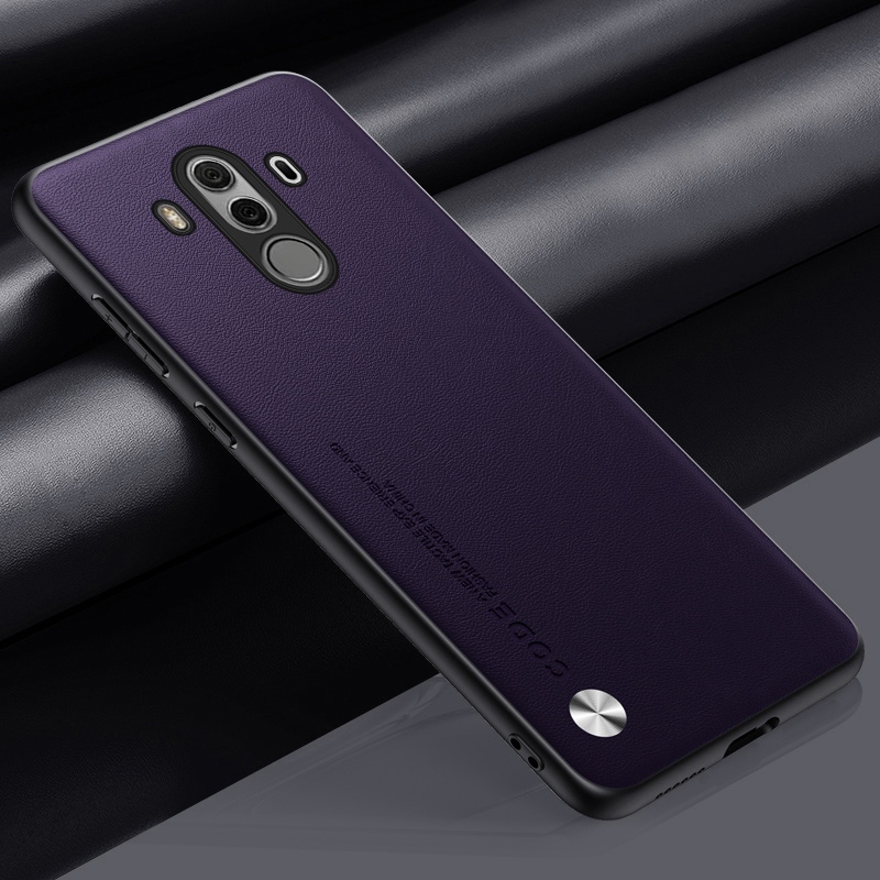Étui de luxe en cuir PU pour Huawei Mate 10 Pro 10Pro, coque arrière en Silicone, Protection complète, coque de téléphone pour Huawei Mate 9 Mate9: ABS / Colorful