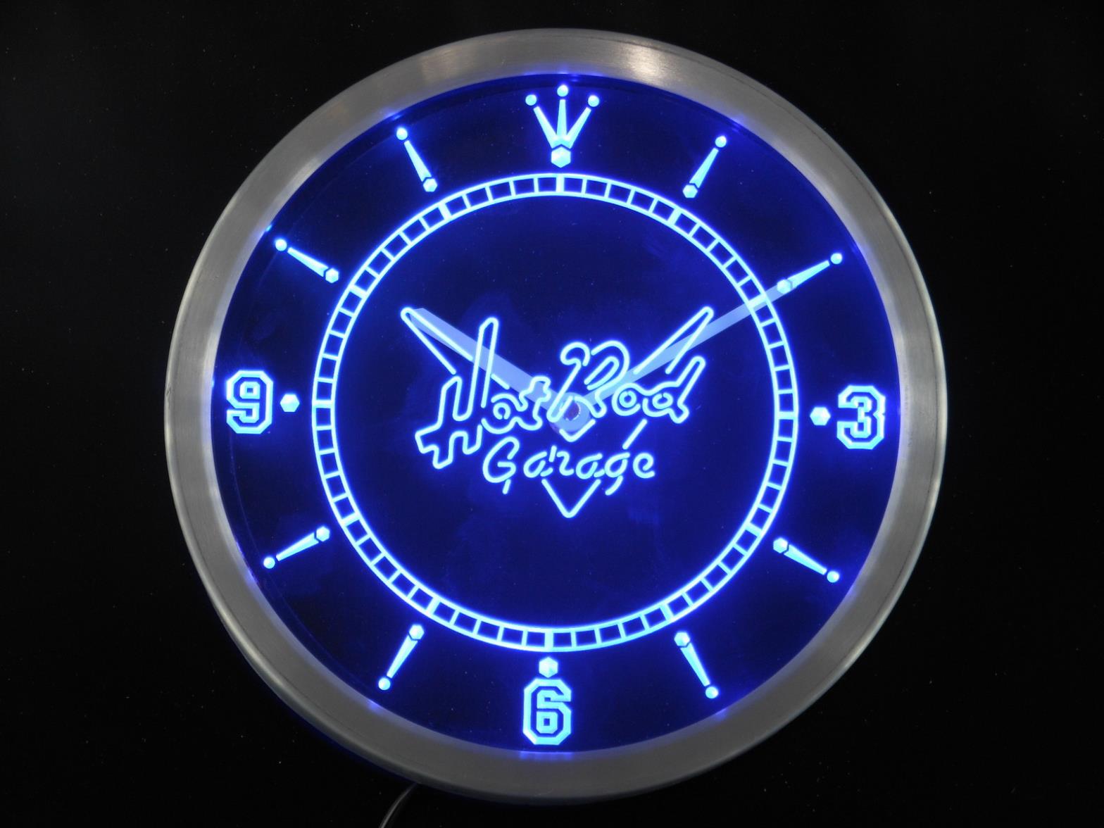 Nc0128 Rod Garage Auto Beer Bar Neon Light Signs Led Wandklok