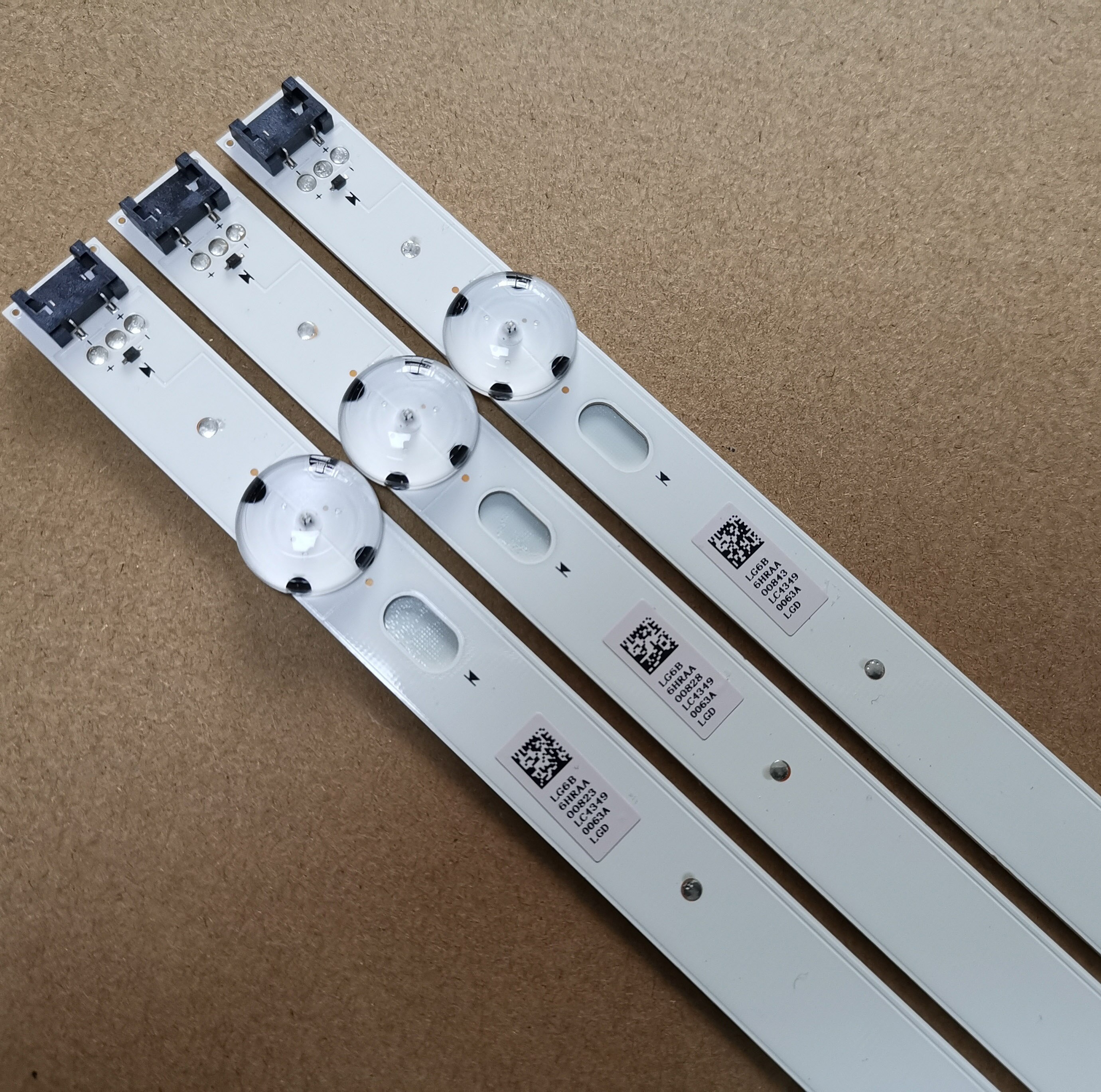 Original 7LED 830mm LED backlight strip for LG 43LJ5500 43UJ6300 43UJ634V LC43490062A LC43490063A LC43490064A LC43490060A